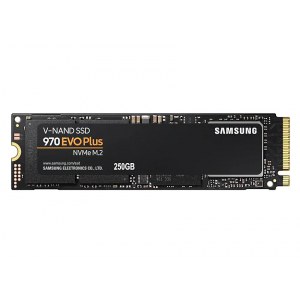Samsung | 970 Evo Plus | 250 GB | SSD interface M.2 NVME | Read speed 3500 MB/s | Write speed 2300 MB/s